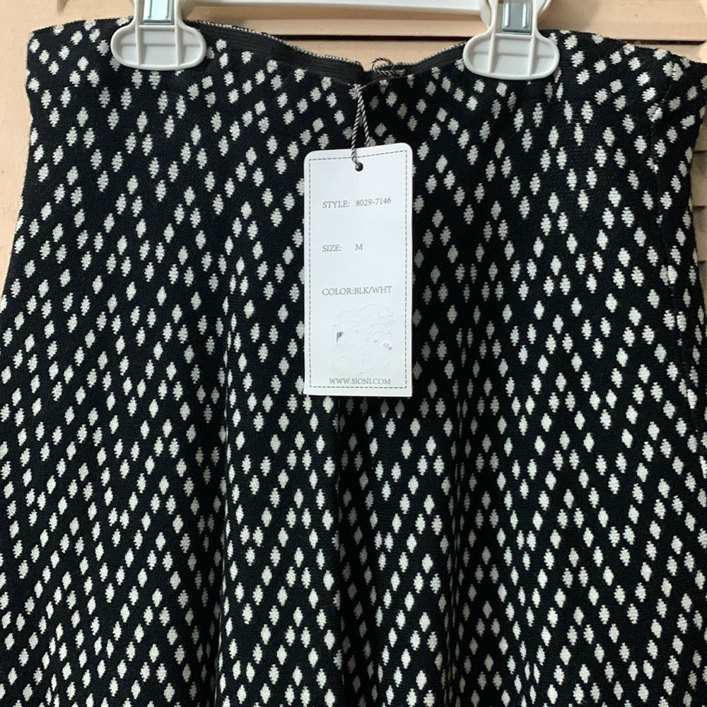 Black and white Skirt